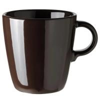 ราคา IKEA อิเกีย ของแท้ FÄRGKLAR แฟรีคลาร์ แก้วมัค เคลือบเงา น้ำตาล 37 ซล (27854006719)
