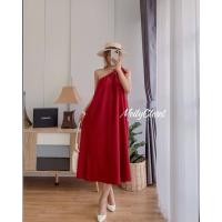 ราคา SALE ส่งท้ายปีเดรสปาดไหล่ไฮโซผ้าไหมอิตาลีผ้านิ่มใส่สบายใส่ได้ทุกโอกาสสายคาเฟ่ทะเลห้ามพลาด (22310552391)