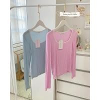 ราคา ST835 เสื้อแขนยาว ทรงเข้ารูป สไตล์เกาหลี ป้าย MISS SUMEY (23411872252)