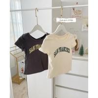 ราคา ST799 Crop Top สกรีน SAN FRANCISCO ป้าย miss sumey (22811871486)
