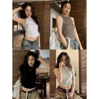 ราคา ST1073 เสื้อกล้ามครอปเอวลอย สีพื้น (25030311983)