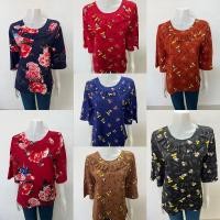 ราคา D 007 เสื้อสาวอวบ อกใหญ่ ผ้านิ่ม ใส่สบาย ผ้าวูลเวฟ (19274822850)