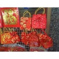 ราคา ถุงใส่ส้ม ตรุษจีน กระเป๋าผ้ามงคล สีเเดงสวยงาม (7667746833)