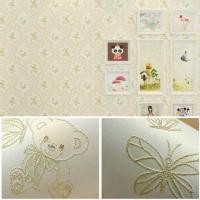ราคา วอลเปเปอร์3D ลายหมีน้อย วอลเปเปอร์ติดผนังสำหรับตกแต่งบ้าน (395362578)