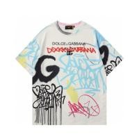 ราคา Dolce Gabbana2024 Summer New Short Sleeved T Shirt Mens Top (28203207924)