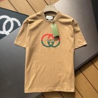 ราคา กุชชี่2024 สินค้าใหม่ฤดูร้อนหลวมเสื้อยืดผู้ชายผู้หญิงเดียวกันด้านบน (27753204166)