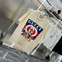 ราคา กุชชี่2024 สินค้าใหม่ฤดูร้อนแขนสั้นเสื้อยืดผู้ชายผู้หญิงเดียวกันด้านบน (27653204218)