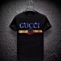ราคา กุชชี่2024 สินค้าใหม่ฤดูร้อนแขนสั้นเสื้อยืดผู้ชายผู้หญิงเดียวกันด้านบน (27653204203)