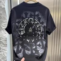 ราคา Chrome Hearts2024 ฤดูร้อนผลิตภัณฑ์ใหม่แขนสั้นผู้ชายผู้หญิงสไตล์เดียวกันเสื้อยืดด้านบน (27553204391)