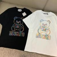 ราคา Moschino2024 เสื้อยืดแขนสั้นสไตล์ใหม่คู่ Unisex Top (27453348507)