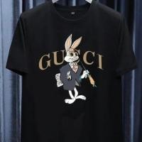 ราคา กุชชี่2024 ฤดูร้อนสไตล์ใหม่แขนสั้นผู้ชายผู้หญิงเสื้อยืดสไตล์เดียวกัน (26303519864)