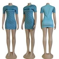 ราคา Dior2024 Summer New Short Sleeves Ladies Dress (25632993535)