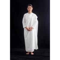 ราคา ผ้าครองแม่ชีพับเย็บไหล่ ผ้ามัสลิน แม่ชีแท้ (4191933066)