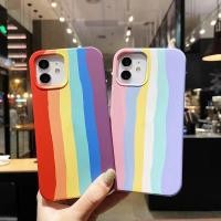 ราคา เคสสายรุ้ง Case ｒｅａｌｍｅ C11C12 C15 C17 C21 C25 เคสนิ่มซิลิคอน งานกำมะหยี่สายรุ้ง เคสโทรศัพท์ (13711178282)