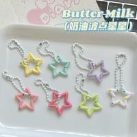 ราคา พวงกุญแจดาวกลวงลายจุดน่ารัก โซ่ไข่ปลา เครื่องประดับกระเป๋านักเรียนหญิงน่ารัก (20783500193)