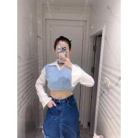 ราคา เสื้อครอปไหมพรม with it ไม่มีตำหนิ (24468800914)