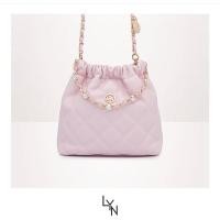 ราคา กระเป๋า LYN สีชมพู ไม่มีตำหนิ ใช้งานน้อย (26500233429)