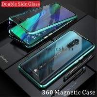 ราคา เคสโทรศัพท์มือถือกระจกนิรภัย ฝาพับแม่เหล็ก ป้องกัน 360 องศา สองด้าน กันกระแทก สําหรับ OPPO A9 A5 2020 A52 A92 Reno 2 2F Reno2 Reno2 F Realme 6 5 Pro 5i 5s 6i C3 (21758856601)