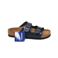 ราคา Birkenstock Arizona BF Nubuck Frosted Double Breasted รองเท้าแตะ Unisex สีฟ้า Unisex 51791 (26404348173)