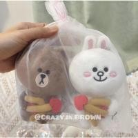 ราคา พร้อมส่ง เซทพวงกุญแจหมีบราวน์โคนี่คิวปิค Line Friends (22408629709)