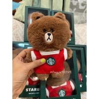 ราคา ตุ๊กตาหมีบราวน์ Brown Barista Line Friends x Starbucks (21066693185)