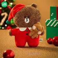 ราคา พร้อมส่ง Brown Christmas ตุ๊กตาหมีบราวน์ใส่ชุดน่ารักมาก (25263126635)