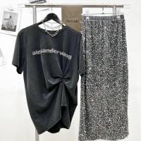 ราคา เสื้อยืด Alexanderwang รีดเพชรหน้า หลัง (21986144306)