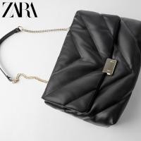ราคา Zara ใหม่ กระเป๋าสะพายไหล่ สายโซ่ จุของได้เยอะ ประดับเพชร สําหรับผู้หญิง (17017598752)