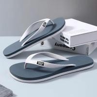 ราคา ฤดูร ้ อนสไตล ์ ใหม ่ Flip Flops ผู ้ ชายแนวโน ้ มแฟชั ่ น Flip Flops ผู ้ ชายสวมใส ่ ด ้ านนอก Anti Slip Influencer Uni (27551759881)