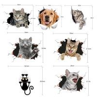 ราคา สติ๊กเกอร์แมว สติ๊กเกอร์สัตว์ สติ๊กเกอร์ติดรถ Pet Sticker 3D สติ๊กเกอร์ติดกระจกรถ สติ๊กเกอร์ สติ๊กเกอร์หมา Car Sticker (9583199513)