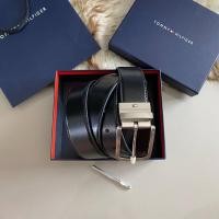 ราคา เข็มขัด พร้อมกล่อง TOMMY HILFIGER Belt เข็มขัดสไตล์คลาสสิค หัวเข็มขัดสุดเท่ อะไหล่เงิน (25412008201)