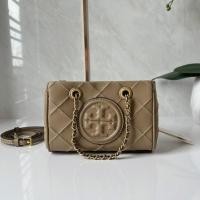 ราคา กระเป่าสะพาย กระเป๋าถือ TORY BURCH Fleming Soft Chain Mini Tote Bag กระเป๋า Fleming (23056552585)