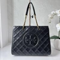 ราคา กระเป่าสะพายไหล่ Tory Burch Fleming Soft Chain Tote กระเป๋า Fleming ทรงโท้ทใบใหญ่ (20084767657)