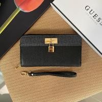 ราคา กระเป๋าเงิน ใบยาว Guess Long Wallet กระเป๋าสตางค์ใบยาวซิปรอบหนังนิ่ม (19271884608)