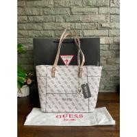 ราคา กระเป๋าสะพายไหล่ ใบใหญ่ GUESS WOMEN LARGE TOTE BAG (17273184508)