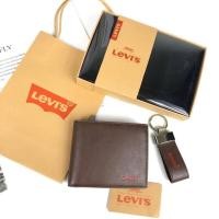 ราคา กระเป๋าเงินใบสั้น Levi s Leather Wallet with Key Fob Set กระเป๋าสตางค์ใบสั้น (14989200912)