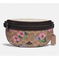 Coach 89300 Bethany Belt Bag In Signature Canvas with Tan Sand Print กระเป๋าคาดอก
