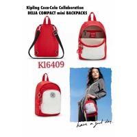 ราคา กระเป๋าสะพาย กระเป๋าเป้ใบเล็ก Kipling Coca Cola Collaboration DELIA COMPACT mini BACKPACKS (9522908188)