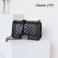 ราคา กระเป๋าสะพาย Keep chain large shoulder bag กระเป๋าทรงยอดฮิตคะ รุ่นนี้รับประกันความสวย (8645217472)