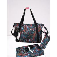 ราคา กระเป๋าสะพาย ใบใหญ่ แถมใบเล็ก ของแท้ Kipling women s art satchel (8523510820)