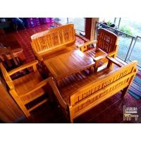 ราคา ส่งฟรี ชุดรับแขก ชุดรับแขกไม้สักแท้ ราคาโรงงาน (13804682192)