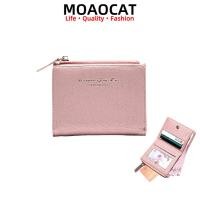 ราคา MOAOCAT Retro กระเป ๋ าสตางค ์ ขนาดเล ็ ก Avocado สีเขียว Ins คลิปเงินพับได ้ Forest Artistic Buckle กระเป ๋ าใส ่ เหรียญนักเรียน No 10 (28902456521)