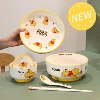ราคา Graby2024 ของแท้ ชุดจาน ชาม ช้อน ส้อม ตะเกียบ ลายการ์ตูนดิสนีย์ วินนี่ เดอะ พูห์ เซรามิค คุณภาพสูง สําหรับเด็ก สุดคุ้ม CP (23846992160)