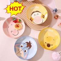 ราคา Graby2024 จานเซรามิค ลายหมีพูห์ ของใช้ในครัวเรือน สําหรับใส่อาหารเย็น ผลไม้ เซรามิค (24671424157)