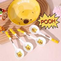 ราคา Graby2024 ช้อนซุปเซรามิค ด้ามจับยาว ลายหมีพูห์ น่ารัก ของใช้ในครัวเรือน สําหรับเด็ก ค่า CP สุดเท่ (24225662124)