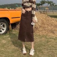 ราคา กระโปรงยีนยาว เอวสูง ทรงเอ เข้ารูป แฟชั่นฤดูใบไม้ร่วง สําหรับสตรี 2024 (24173600363)