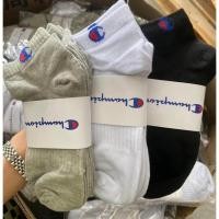 ราคา คละสี แพ็ก9คู่ Champion ถุงเท้าข้อสั้น ใส่ได้ทั้งผู้ชายและผู้หญิง นุ่มยืดหยุ่น ใส่สบาย ระบายอากาศดี ขนาด ฟรีไซส์ (29604346240)