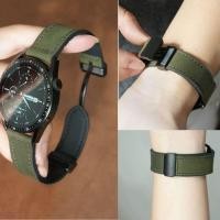 ราคา สายนาฬิกาข้อมือซิลิโคน หนังวัวแท้ หัวเข็มขัดแม่เหล็ก สําหรับ Huawei Watch gt4 Crazy Horse Pattern GT3pro gt2 watch3 4 20 18 มม 22 มม (25821746936)