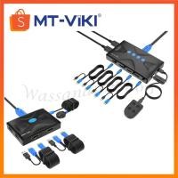 ราคา KVM Switch 2 4 Port MT VIKI HDMI KVM Switch for 4 และHDMI KVM Switch 2 Port MT VIKI 4K 30Hz (23871448083)