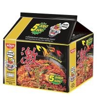 นิสชิน บะหมี่กึ่งสำเร็จรูป รสไก่เผ็ดเกาหลี 60 กรัม แพ็ค 5 ซอง